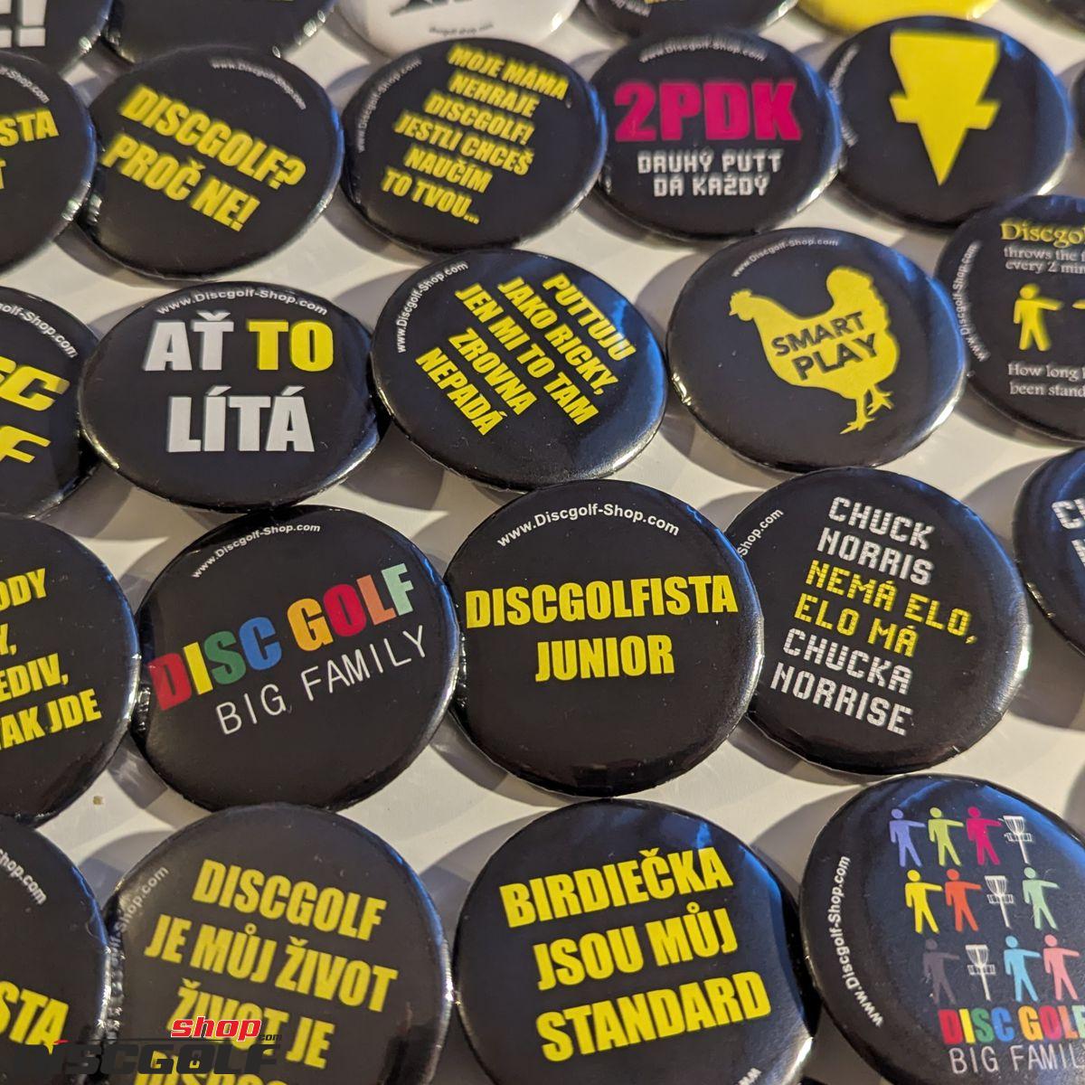 Discgolf-Shop.com odznak - Discgolfista Junior
