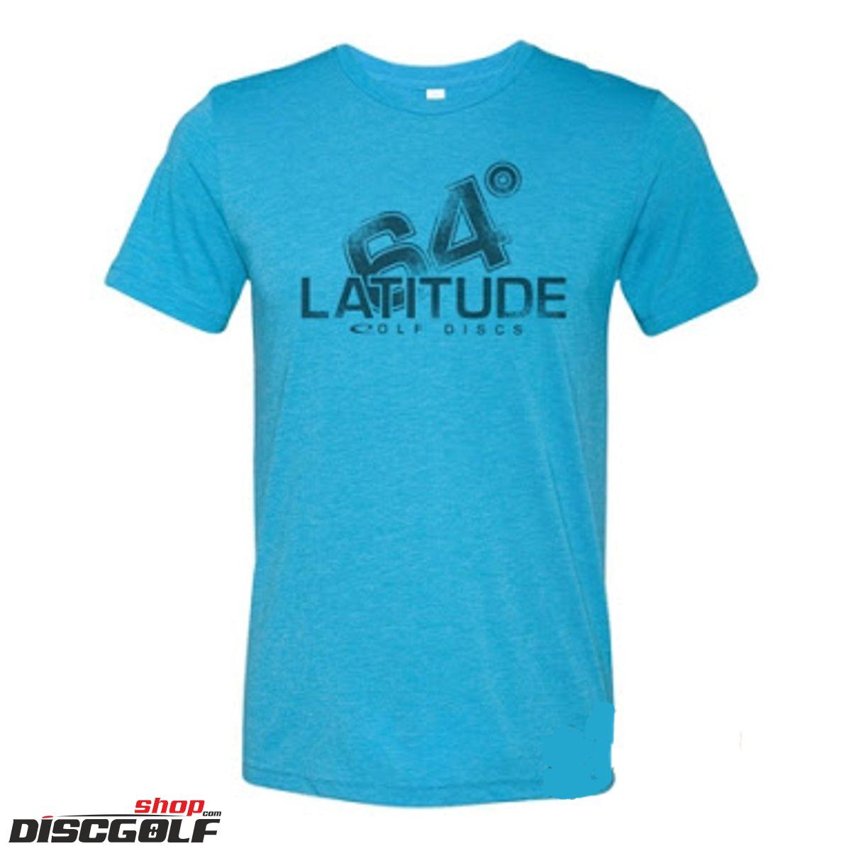  Latitude 64° Tričko "halftone logo" Modrá