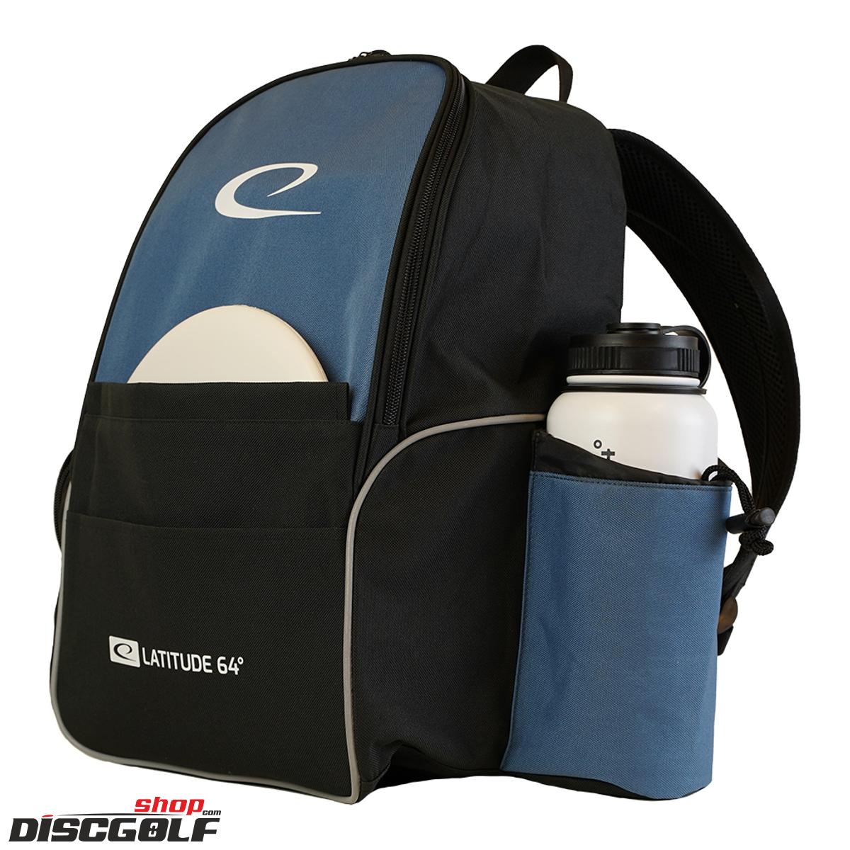 Latitude 64º Base Backpack - Černo-modrá/Black-blue (discgolf)