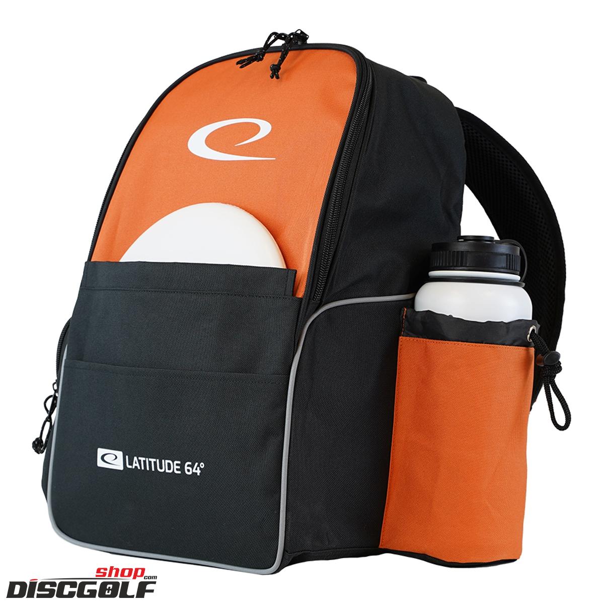 Latitude 64º Base Backpack - Černo-oranžová/Black-orange (discgolf)