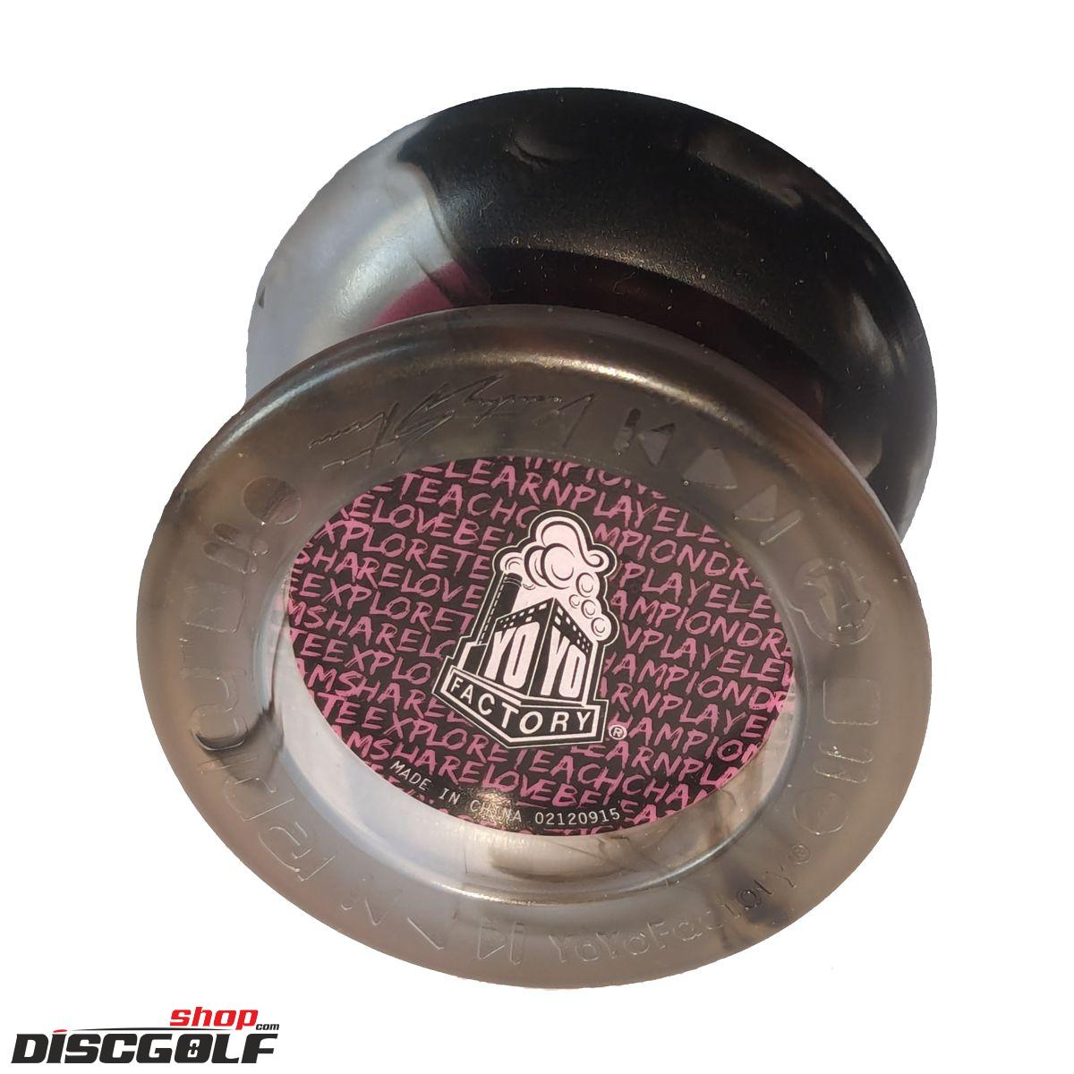 Yoyofactory Replay Pro Gentry Stein Černá žíhaná logo YOYOFACTORY (discgolf)