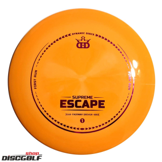 Dynamic Discs Escape Supreme 1st Run (discgolf)