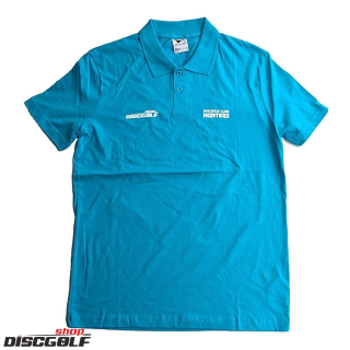 Discgolf-Shop.com Tričko s límečkem Hunters Modrá Tyrk/Blue Tq.