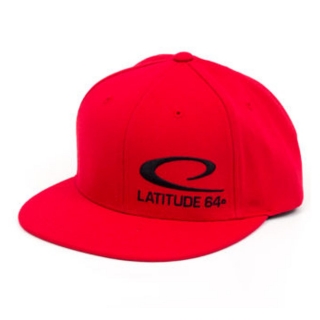 Latitude 64º Kšiltovka s výšivkou Snapback Červená (discgolf)
