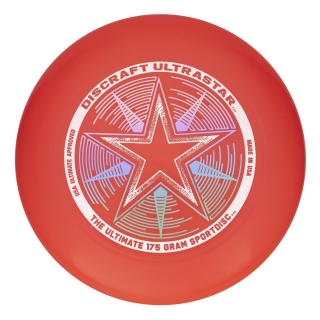 Discraft UltraStar Červená-sv/Red-bright (discgolf)