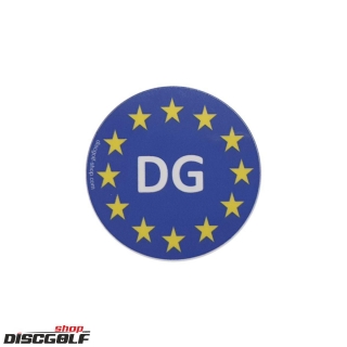 Samolepka "DG - EU" (discgolf)