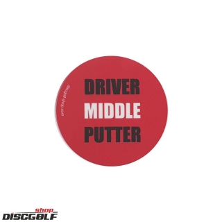 Samolepka "Driver Middle Putter"
