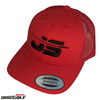 Kšiltovka Trucker Jakub Semerád 3D logo Červená/Red (discgolf)